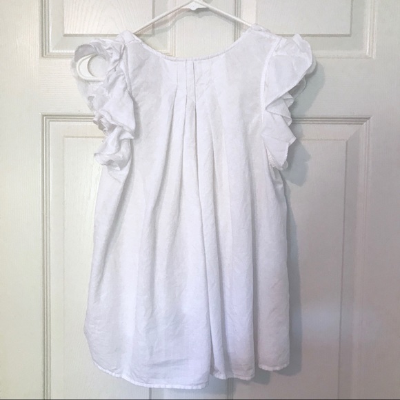 The Great. The Tulip Linen & Cotton Top - Picture 4 of 8